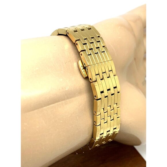 Bulova Men's Watch 97A153 Regatta Quartz White Dial Gold Stainless Steel 38mm - Picture 8 of 12